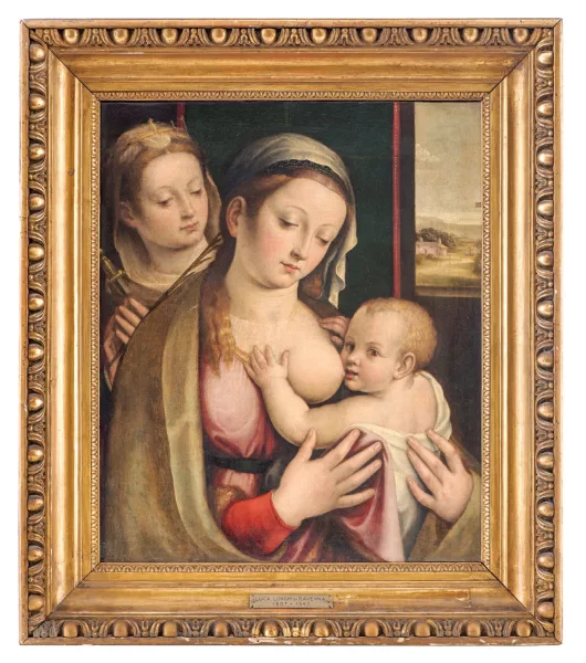 Barbara Longhi — La Vierge, L'Enfant Jésus et Sainte Justine,