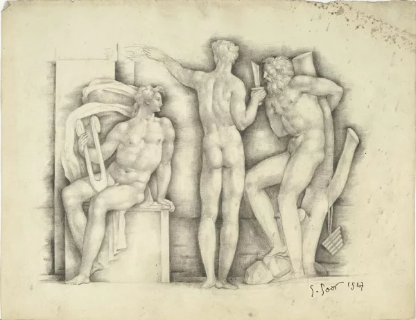 Gaston Goor — Sujet mythologique,