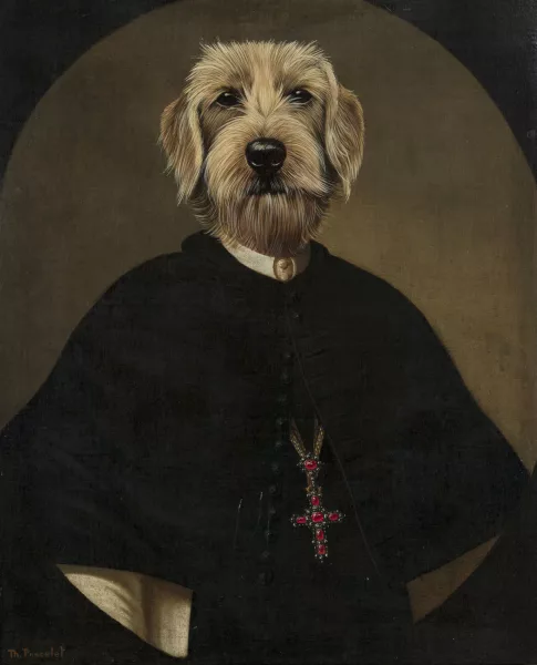 Thierry Poncelet — Portrait de chien,