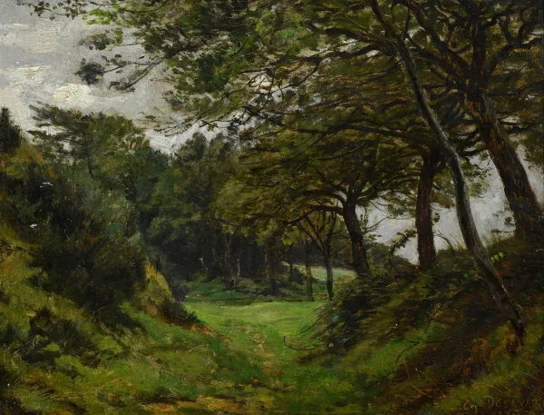 Charles Desavary — Paysage forestier