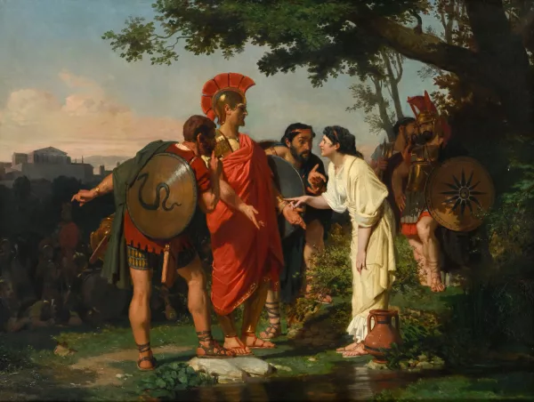 Eugène-Ernest Hillemacher — Eugène Ernest Hillemacher (1818-1887), _"_Tarpeïa