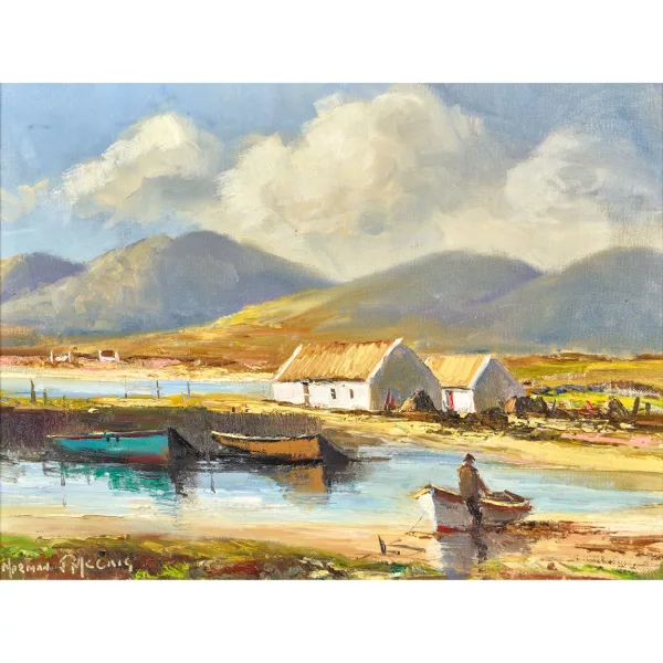 Norman J. McCaig — Sonnige Küstenlandschaft.