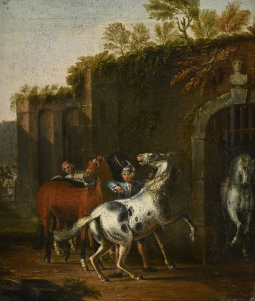 Dismar Degen — Chevaux et palefreniers