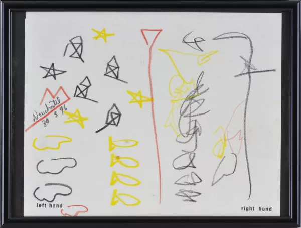Noël Dolla — Sans titre (Dessins à deux mains),