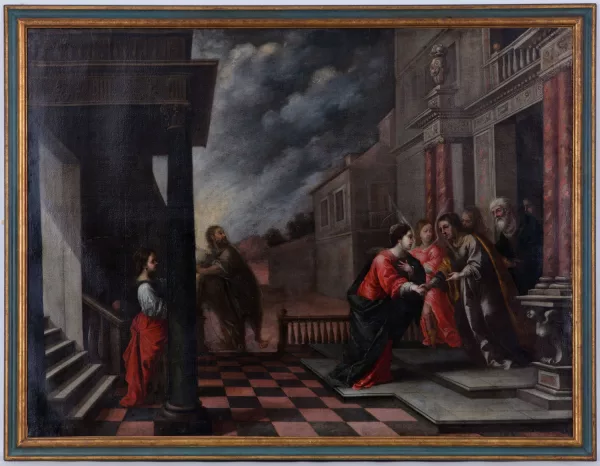 Matías de Arteaga y Alfaro — Attribué à Matias de Arteaga y Alfaro — La Visitation