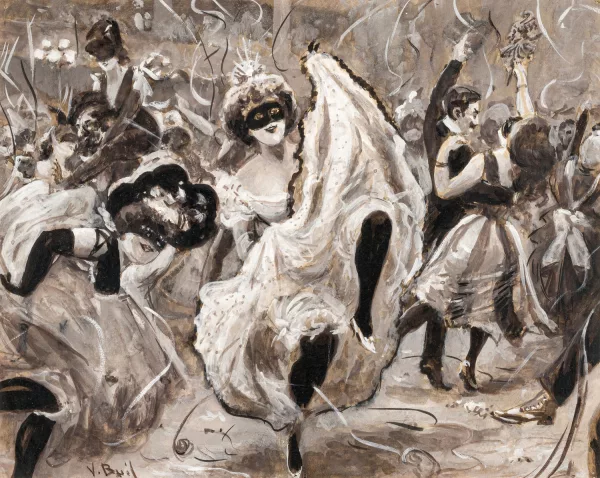 Vicenç Buil de la Torre — Scène de cabaret,