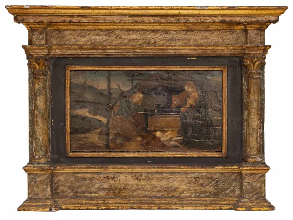 Domenico Ghirlandaio — Attribué à Ghirlandaio Domenico — Die Geburt Christi