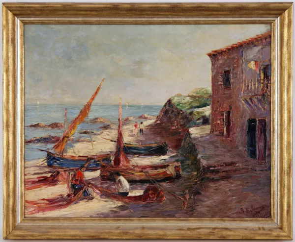 Agnes von Bülow — Bord de mer, paysage animé