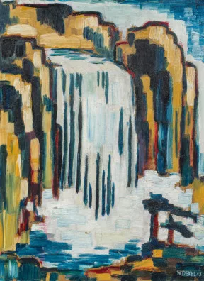 Walter Dexel — Waterfall, 1913