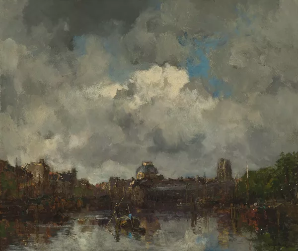 Johan Hendrik van Mastenbroek — Temps pluvieux (Buren)