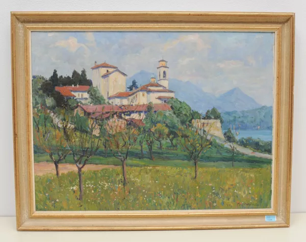 Paul Kutscha — Muzzano mit Blick auf die Kirche