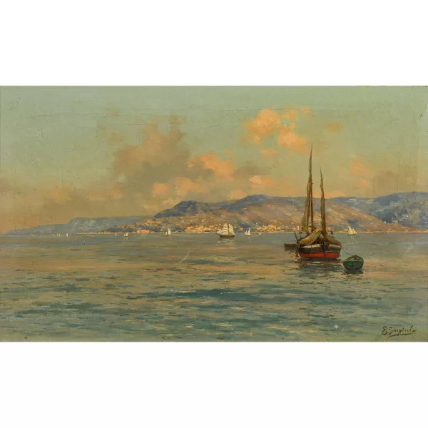 Enrico Gargiulo — Italienische Küstenpartie.