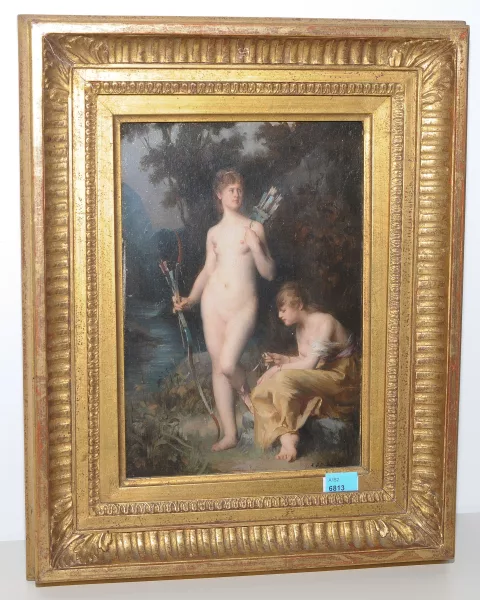 Émile-Louis Foubert — Diana und Gehilfin