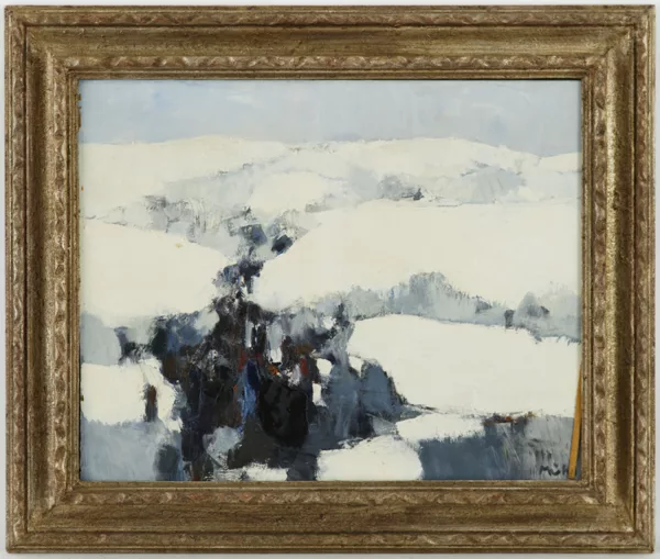 Roger Mühl — Roger Mühl (1929-2008), \Les Vosges, neige\,