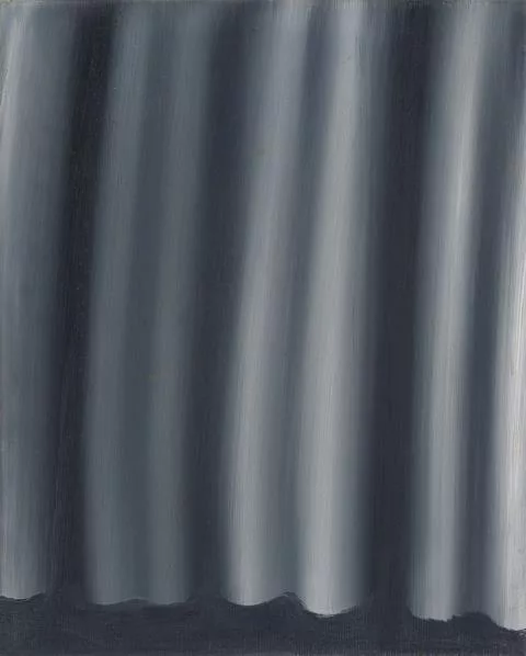 Gerhard Richter — Rideau (esquisse à l'huile)