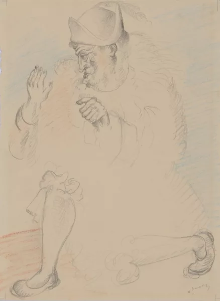 André Derain — Le clown, ca. 1923