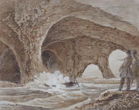 Johann Christian Reinhart — In der Felsengrotte auf Capri