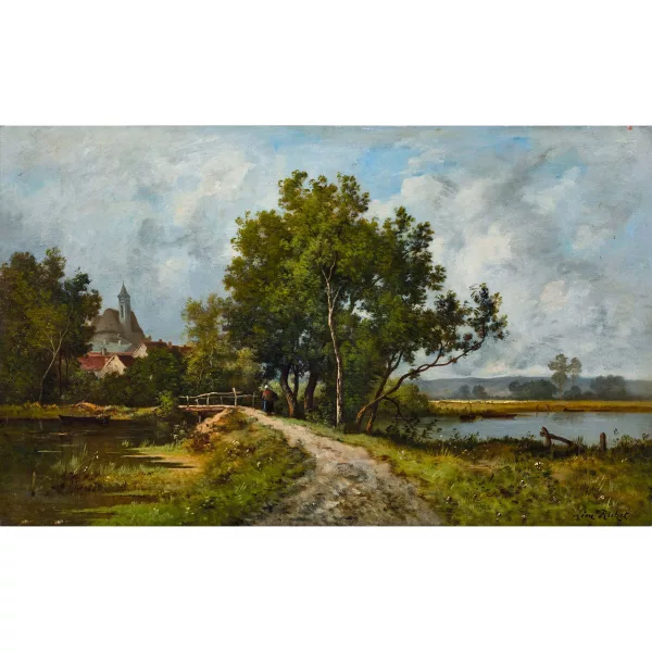 Léon Richet — Solesmes 1843/1847 - 1907 Fontainebleau