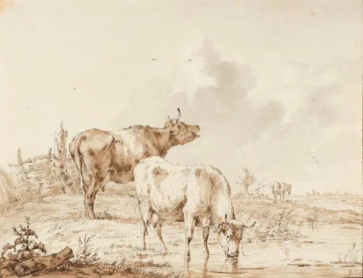 Wilhelm von Kobell — Vaches au bord de l’eau