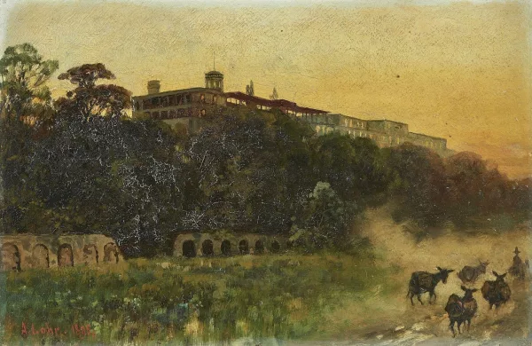 August Lohr — Bosque y Castillo de Chapultepec