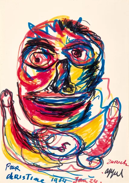 Karel Appel — Porträt, 1964