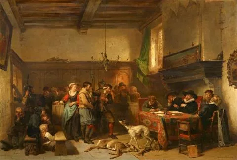 Herman Frederik Carel ten Kate — Die Bestrafung des Wilderers
