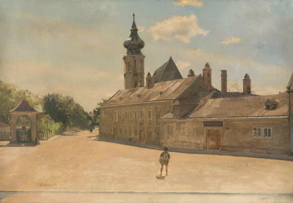 Emanuel Baschny — Pfarrkirche in Grinzing