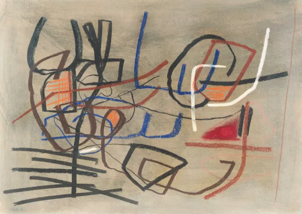 Fritz Winter — Heiteres Linienspiel