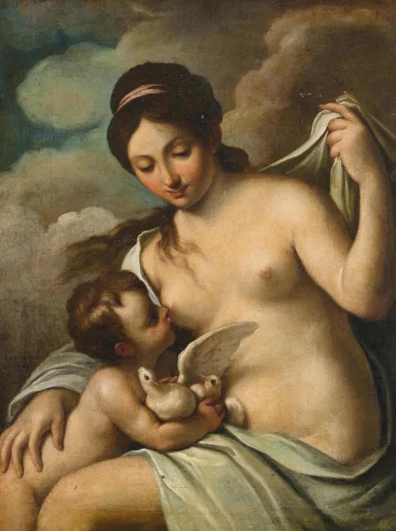 Carlo Cignani — Kopie Venus und Cupido