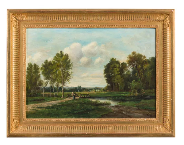 Louis Victor Watelin — Paysage animé