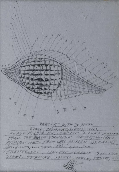 Paul Neagu — The eye with IX sferic