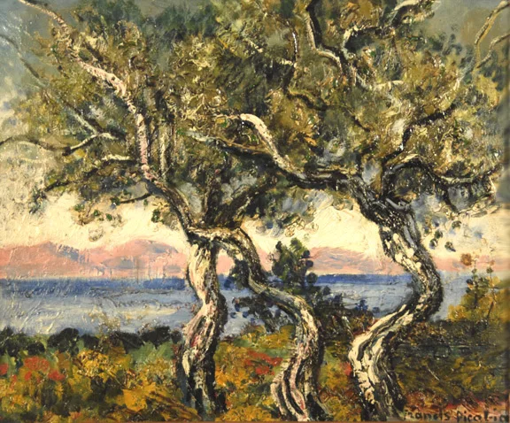 فرانسيس بيكابيا — Les oliviers, 1938