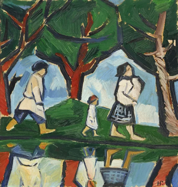 Nathalie Gontcharova — Etude pour la pêche