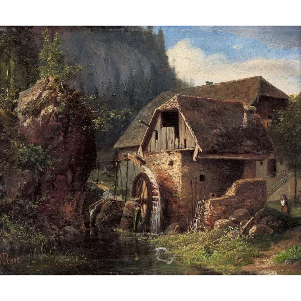 Robert Russ — Ancien moulin à eau.