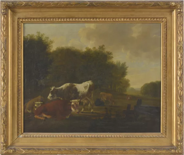 Johann Friedrich Weitsch — Vaches au pré