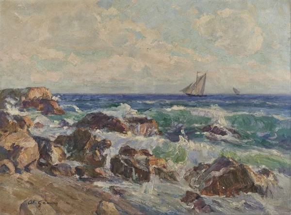 Adolphe Gaussen — Seascape
