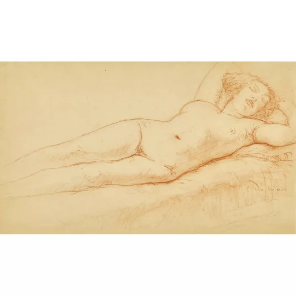 Charles Despiau — Femme allongée.