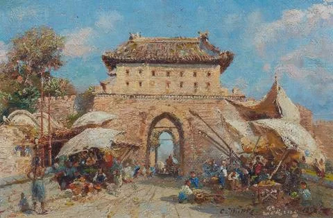 Carl Wuttke — Stadttor von Peking