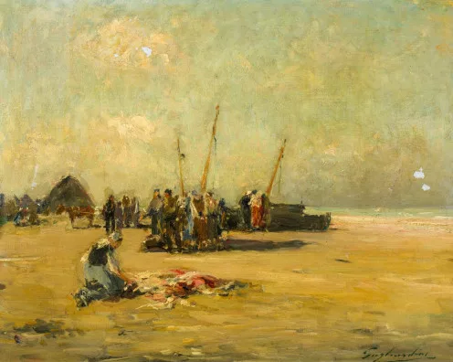 Julien Gustave Gagliardini — Scène de plage