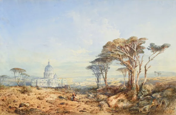 Félix Ziem — "Rome, Saint-Pierre"