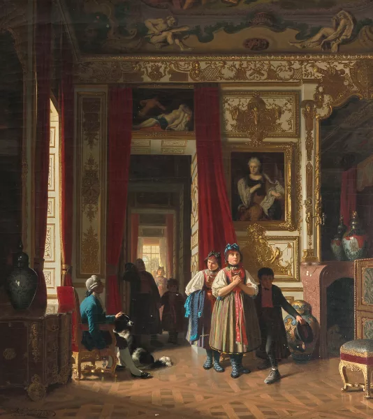 Reinhard Sebastian Zimmermann — Dachauer Bauern im Neuen Schloss Schleissheim