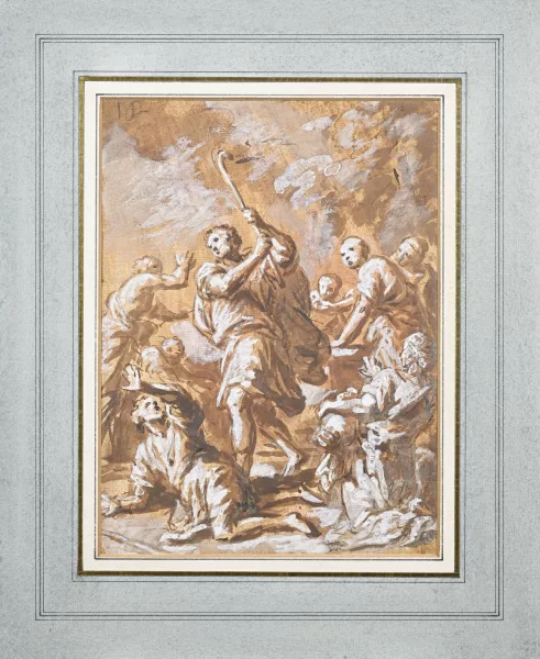 Étienne Parrocel — Moïse défendant les filles de Jethro,