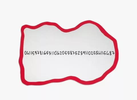 Michelangelo Pistoletto — Frattali (rosso)