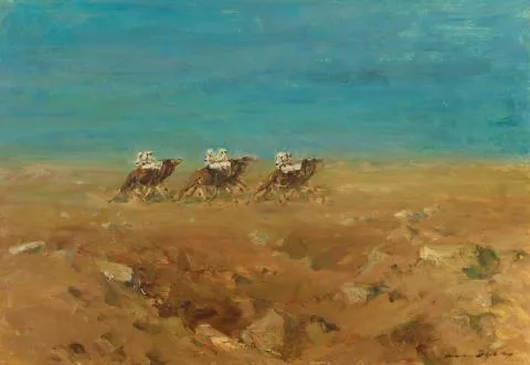 Otto Dill — Arabische Kamelreiter