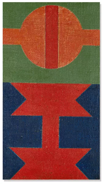 Rubem Valentim — Emblema 27, 1972