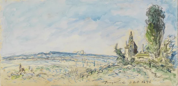 Johan Barthold Jongkind — Vue de village