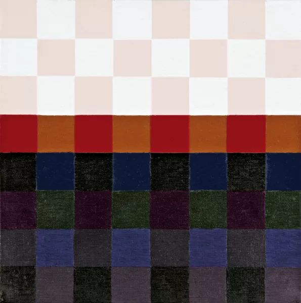 Aurélie Nemours — Echiquier, 1991