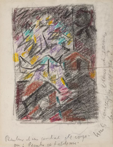 André Masson — Recto/verso: Peinture d'un combat de corps; Sans titre, 1936