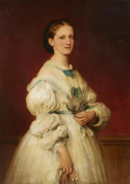 Eduard Bendemann — Portrait der Tochter Marie Euler