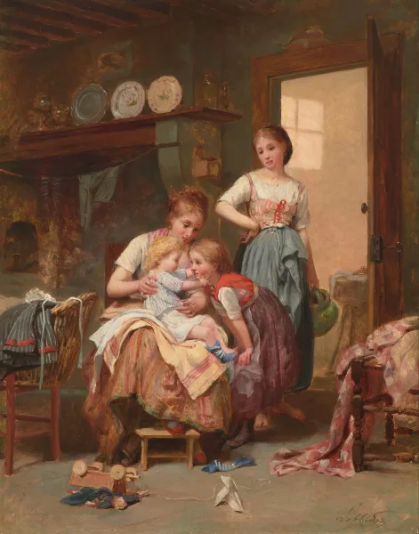 Charles-Auguste-Romain Lobbedez — Morgendliche Begrüssung